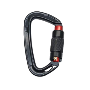 Heavy Duty 25KN Twist Lock Auto Locking Safety Aluminum Carabiner for Rock Climbing