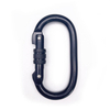 25 KN Customized Logo Outdoor Sports Steel Snap Hook Oval Type Rock Climbing Clips High Quality Swivel Carabiner
