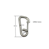 High Quality Stainless Steel304/316 Snap Hook Safety Carabiner Clip for Marine Hardware Simple Hook