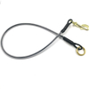 Hot Selling Aluminum Coated Steel Dog Tie Out Cable Customized Carabiner