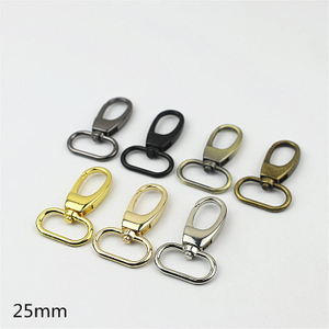 1'' Zinc Alloy 25mm Luggage Hardware Accessories Bag Shoulder Strap Hook Buckle Key Chain Swivel Bolt Hook 25mm