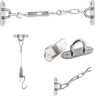 AISI304 Stainless Steel Marine Rowing Boat Sailboat Oblong Pad Eye Plate Rigging Plate