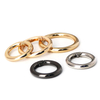 BT-56 Zinc Alloy Sliver Gun Key Metal Circle Snap Clip Hook O-ring Spring Gate Round Hook Carabiner Bag Hardware Accessories 50m