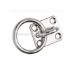 Stainless Steel Aisi304 Square Eye Plate With Ring Hitching Ring Lag in China Carabiner Rigging