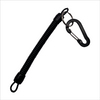 Vinciann Keychain Lobster Clasp Pull-out Rope for Key Pad Shaft Tool Telephone Wire Black Lanyard