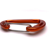 BT-A501 New Design Safety 24kn Lock Clasp Oxidized Custom Clip Hook Climbing Carabiners D-shape Aluminum D Shape Wire Gate Cara