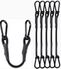 Adjustable Hook Elastic Bungee Cord Gym Tension Rope Carabiner Hooks for Luggage Rack Cargo Hand Carts Bike Camping Etc