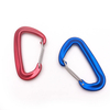 Black 5KN Hammock Wire Gate Backpack Locking Hooks 12kn Carabiner Custom Logo Mosquetones Karabiner