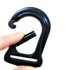 BT-AF085 Black Tention Zinc Alloy Strap Buckle Making Accessories Yoga Swivel Snap Hook Carabiner