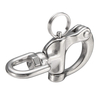 316 Stainless Steel Swivel Shackle Quick Release Boat Anchor Chain Eye Shackle Swivel Snap Hook for Marine Architectural