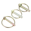 BT-365 Colourful Zinc Plated Hitch Linch Spring Pins Made in China Locking Lynch Pins