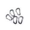 New Style Aluminum Climbing D Shape Carabiner 60mm Small Hook Custom Logo Carabiner Mosquetones Spring Snap Hooks
