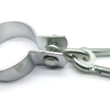 Zinc Plated Swing Clamp Hook With Snap Hook in Carabiner Rigging Hardware for Pipe Swing Hanger