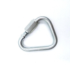 Delta Carabiner Stainless Steel Triangular ZINC Plated Connect Quick Link With Nut