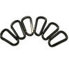 6*60MM Flat Spring Hook with Matte Black Nickel Plating Custom Climbing Carabiner Outdoor Buckle Safety Hook Steel Snap Hook
