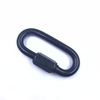 BT-Q01 Widely Used Commercial OEM Custom Stainless Steel Quick Link Carabiner Black Quick Link